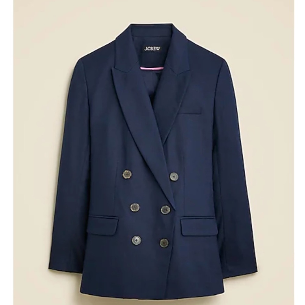 NWT JCrew linen stretch blazer